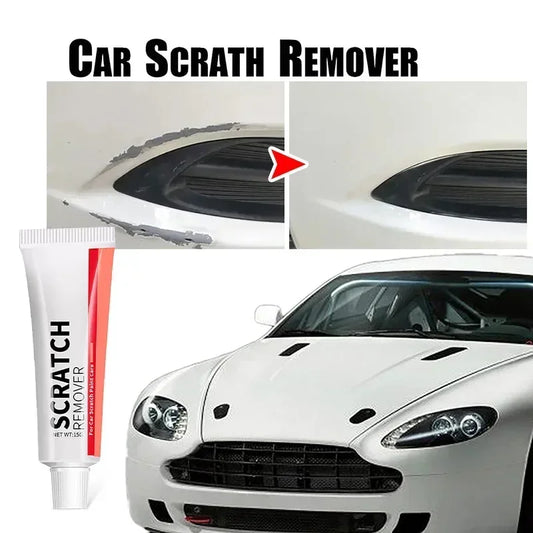 Car Scratch Remover – Polishing Paste & Sponge for Auto Body Repair