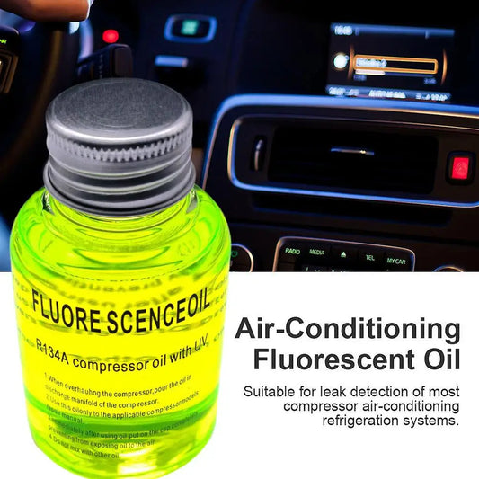60ml Car AC Leak Detection & Repair Oil – Fluorescent Tracer for Air Conditioning Systems