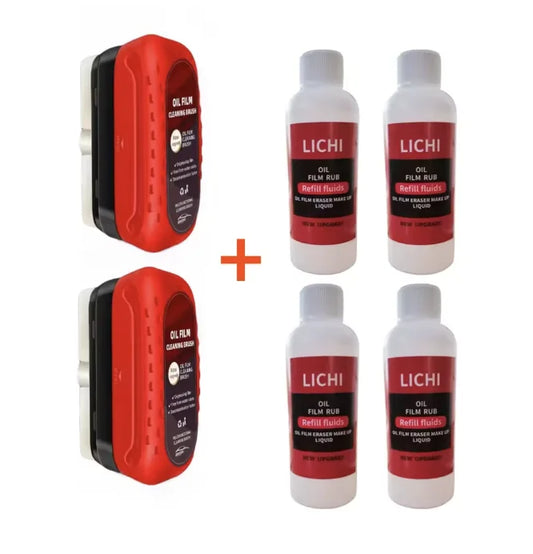 Car Glass Oil Film Remover – Hydrophobic Cleaning Board & Coating Kit