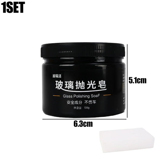 120g Glass Polish Cerium Oxide Paste – Car Window & Mirror Polishing Tool