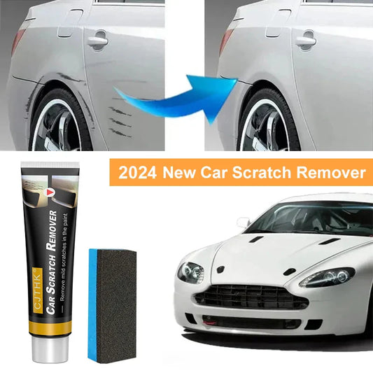 Car Scratch Remover – Auto Paint Care & Swirl Repair Compound with Anti-Scratch Wax