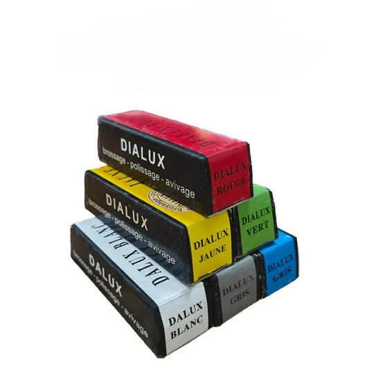 Stainless Steel & Jewelry Polishing Wax – 6 Color Blocks for High-Luster Finishing