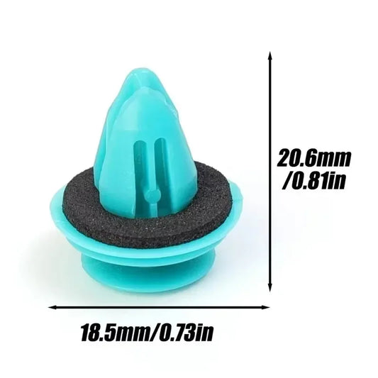 100-20PCS Auto Door Panel Clips – Fastener Rivets with Seal Rings for Car Interior & Bumper Retaining